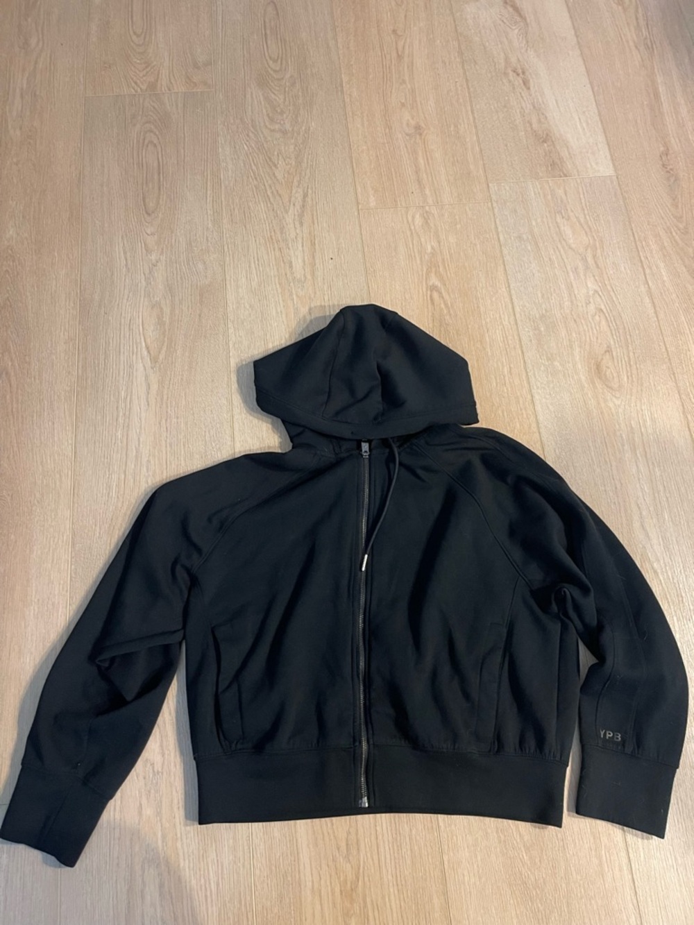 Black Zip-Up Sweatshirt